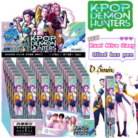 KPop Demon Hunters Mira Zoey Rumi Cartoon Cute Blind Box Neutral Pen for Students Special Retractable Pen for Writing and Exams