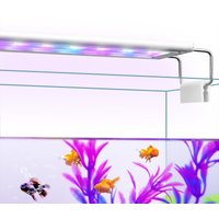 Scalable Fish Tank Light with 3 Colors 220V EU Plug High Brightness Aquarium Light 18/28/38/48cm Plant Aquarium Box Decor Light