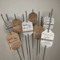 50pcs Personalised Sparklers wedding tags, Sparkler tags, Wedding sparklers, Mr and Mrs, SPARKLER TAGS for parties, anniversary,