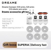 Original gift box Dreame L10s Pro Ultra Heat, X30 Ultra, X30 Pro Vacuum Cleaner Accessories Main Side Brush Filter Mop Dust Bag