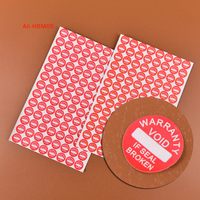 (HB05)2sheets (total 208Pcs) Universal Guaranteed VOID Sticker Strong Adhesive Warranty Fragile Seal Label Sticker 10x10mm