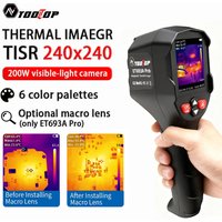 TOOLTOP ET693A ET693APRO Thermal Imager TISR 240x240 Video Image Storage 200W Visible Light Fusion -20°C~500°C Thermal Camera