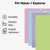 Schneideunterlage für Cutting Maker 3/ Maker/ Explore 3 (12*12 Zoll) - Multifunktionales Verbundenes Näh- und Schneideunterlagen-Set