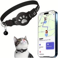 Smart GPS Tracker Collar for Cat Dog Real Time Anti-Lost Waterproof Pet Locator Adjustable Safety Buckle Reflective