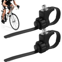 Bike Fork Clamp 2Pcs/set Full Coverage Mudguard Mounting Bracket Adjustable Mud Guard Ring Front Rear Rack Adapter
