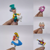 Alices In Wonderland Anime Figures Cheshir Cat White Rabbit Young Oyster Action Figure Toys Desktop Decoration Birthday Gifts