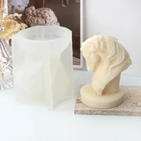 Horse Shaped Candle Mold Animal Resin Mould for Scented Candle Desktop Decoration Creative Gift Making