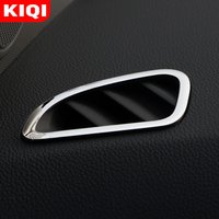 KIQI 2pcs Stainless Steel Car Interior Air Conditioning Vent Trim Cover Sticker for Chevrolet CRUZE 2009 2011 2012 2013 2014