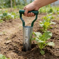 Multifunctional Seedling Transplanter Punch Dibber Household Vegetable Planting Hole Digger Fertilizer Tool Outdoor Garden Farm