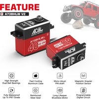 AGFRC A73BHLW V2 40KG 0.10Sec Superb Torque Brushless Waterproof Digital Servo For RC Models