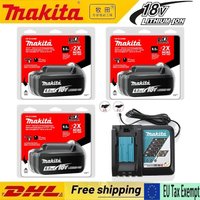 Für Makita 18V Akku für Makita Werkzeugbetrieb 18650 Wiederaufladbarer Akku Makita 18V Werkzeugakku Austauschbar BL1860B+Ladegerät