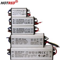 LED Driver 10W 20W 30W 50W 100W Adapter Transformer AC85V-277V to DC3V 12V 18V 24V 30V IP65 Power Supply 300/600/900/1500/3000mA