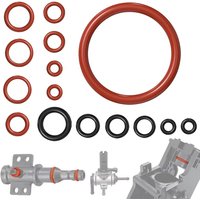 15pcs Seal Kit Silicone Gasket O-Ring For Saeco Gaggia Spidem Coffee Machine Brewing Group Spout Connector Kitchen Accessories