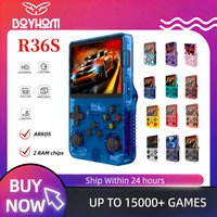 ARKOS 100% Original R36S Retro Handheld Game Console 3.5'' IPS,15000+ Games, Linux Portable Pocket Player, Back to School Gifts