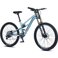 AliExpress 27.5 26 Inch Downhill Mountain Bike Soft Tail MTB DH Bicycle Oil Disc Brake Adjustable Double Shoulder Oil Fork MTB Bicycle