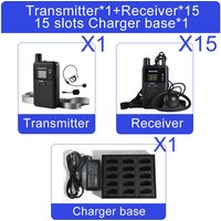 Cheap Tour Guide System Wireless Audio Whisper Device Transmitter Receiver For Excursion Training Church Translation Teaching