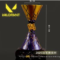 12.5cm Valorant VCT CN Championship Trophy All-metal Craft Model Ornament Room Decorations Boys Gifts Collections