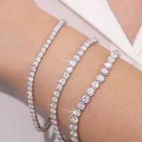 Provence Trendy Tennis Bracelet for women men Moissanite 925Silver Classic Eternity Bracelet Everyday jewelry Christmas Gift
