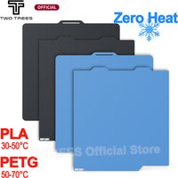 Double Sided Cool Plate Build Plate For Bambu Lab A1 mini A1 P1S P1P X1 3D Printer Parts PEI Coating 184x184/257x257mm Zero Heat