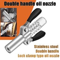 Grease Gun Coupler, Grease Joint Fittings, High Pressure Grease Nozzle Fittings, Compatible With All 1/8" NPT Grease Guns