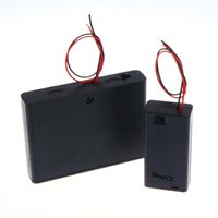 NEW 1/3Pcs AA Battery Holder Storage Case Box With Switch And Cover For AA Batteries Standard Container 1 2 3 4 6 8 Slots