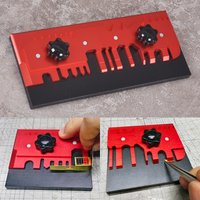 Desktop Scale Model kit Assembly Tools Photo Etched Parts Bender PE copper stainless steel bend bench vise tongs cutting nippers