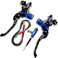 Motorcycle CNC Hydraulic Clutch Lever Master Cylinder Oil Pipe Anti-theft Lock Direct Push Pump Brake Dirt Bike Modified Parts