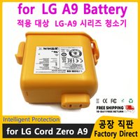 for LG CordZero A9 Battery 4000mAh 6000mAh Replacement Compatible with A9S/P9 Vacuum EAC63382204/EAC63382201.