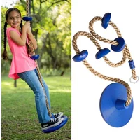 Outdoor Sports Kindergarten Climbing Toy Disc Swing Seat Climbing Rope Backyard Outdoor Rings Swing Climbing Equipment Toys