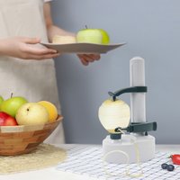 Electric Fruit Peeler Potato Vegetable Peeling Machine 3 Blades Stainless Steel