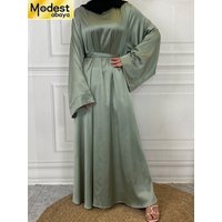 Abaya modeste Ramadan Musulman De Mode Maxi Robe turquie Caftan vêtements islamiques Musulman pour les femmes Robe Hijab Caftan robes