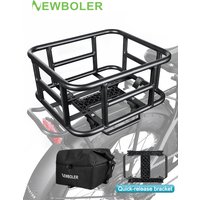 AliExpress NONE Bicycle Cargo Rack Bag Rear Bike Basket Quick ReleaseFron E-Bike Basket Bike Baskets Rear Rack for OutdoorTravel Shopping