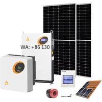 30KW Residential Hybrid Solar PV Grid System 10KW Solar Power 3KW Solar Panel Kit Home Lithium Ion Battery Inverter MPPT