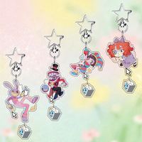 6Cm Acrylic Keychain for Tadc Ragatha Anime Cartoons Backpack Decoration Pendant Cute Anime Merchandise Fan Birthday Gift
