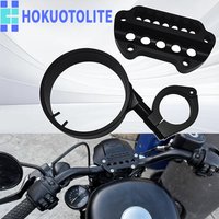 Motorcycle Side/Relocation Speedometer Bracket Cover Top Clamp Bar Riser Mount For Harley Sportster XLH883 XLH1200 XL1200C XL883
