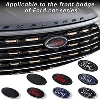 Car Front Hood Grille Emblem Bagde Sticker Cover Accessories For Ford Focus Mk2 MK3 MK7 MK4 Fiesta Ranger Mustang Kuga ETransit