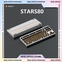 Weikav Stars80 Mechanical Keyboards Kits QMK/VIA Tri-mode Aluminum Wireless Bluetooth Gaming Keyboard Customized E-sports Gifts