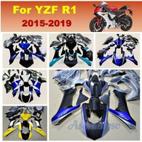 AliExpress YEAHTEAM New Carbon Fibre Paint Fairing Kit fit for YZFR1 2015 2016 2017 2018 2019 YZF-R1 2015 To 2019 Moto bike Repair Parts set