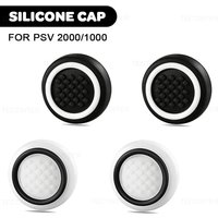 4pcs Silicone Soft Thumb Stick Grip Caps Cover For Sony Psvita PSV1000/2000 Game Console Repair Parts Protector Case Accessories