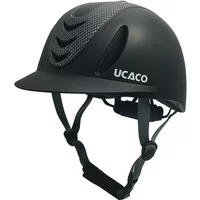 50-61cm UltraLight Adults Children's Equestrian Helmet Adjustable Riding Helmet Knight Hat Removable Brim Horse Equipment