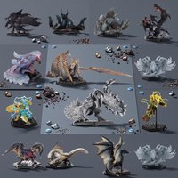 2027 Monster Hunter ARPG-Spiel Uth Duna Guardian Arkveld Elder Rax Nergigante PVC-Modell Drachen-Actionfigur Kinderspielzeug Geschenke