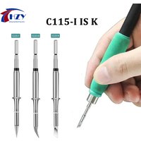 HZY C115 Tips Universal C115 Soldering Iron Tip Lead Free Heating Core Compatible T115 Soldering Station Handle Solder Iron