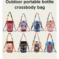 2026 New Illustrator-Designed Dopamine Lightweight Water Bottle Bag Crossbody Bag Outdoor Phone Casual Bag
