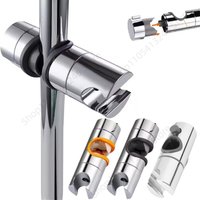 Universal Chrome Shower Head Holder 18~25mm Adjustable Shower Rail Holder Bathroom Accessories Replacement Hand Shower Bracket