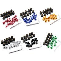 5MM Motorcycle Universal Windshield Bolts M5 Windscreen Screw Nuts For BMW Nmax Tmax 530 Er6n MT09 Suzuki Bandit 400 Yahaha Fz1