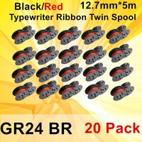 5~20PK Universal Red and Black Ribbon Compatible for Typewriter Printer Core Ink Ribbon English Typewriter Ribbon Ink