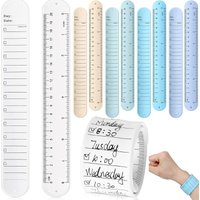 Kids Adult Silicone Memo Wrist Bands Remind Slap Bracelet Chores Chart for Nurse To Do List Wrist Notepad Strap for Planner