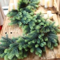 72 Mesh Artificials Plants green Pine needle vine Christmas tree decor Outdoor garden wall Home board festival party Wedding Diy