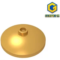 Gobricks GDS-978 Dish 3 x 3 Inverted (Radar) compatible with lego 43898 35268 DIY Educational Building Blocks Technical