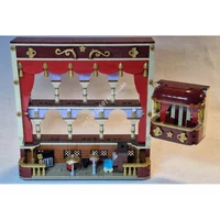 957pcs MOC Muppets Theater and Displayframe Building Blocks DIY Assemble creative idea Education Brick Christmas toy Gift